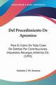 Del Procedimiento De Apremios, De Arazoza Antonio J.