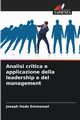 Analisi critica e applicazione della leadership e del management, Emmanuel Joseph Itodo