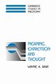 Meaning, Expression and Thought, Davis Wayne A.