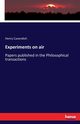 Experiments on air, Cavendish Henry