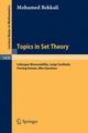 Topics in Set Theory, Bekkali Mohamed