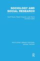 Sociology and Social Research (RLE Social Theory), Payne Geoff