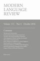 Modern Language Review (111, 