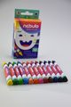 Kredki wiecowe trjktne 12 kolorw Nebulo, 