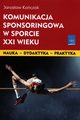 Komunikacja sponsoringowa w sporcie XXI wieku, Koczak Jarosaw