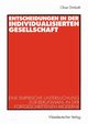 Entscheidungen in der individualisierten Gesellschaft, Dimbath Oliver