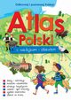 Atlas Polski z naklejkami i plakatem, 
