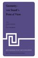 Geometry - von Staudt's Point of View, 