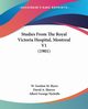 Studies From The Royal Victoria Hospital, Montreal V1 (1901), Byers W. Gordon M.