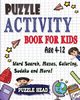 Puzzle Activity Book for kids Age 4-12, Head Puzzle