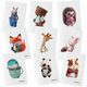 Zeszyt CUTE A5 kratka 60K 80g PP 9 sztuk mix, 