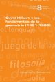 David Hilbert y los fundamentos de la geometria (1891-1905), Giovannini Eduardo N