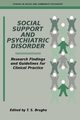 Social Support and Psychiatric Disorder, 