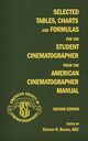 Selected Tables, Charts and Formulas for the Student Cinematographer from the American Cinematographer Manual Second Edition, 