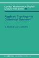 Algebraic Topology Via Differential Geometry, Karoubi Max