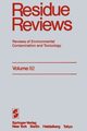 Residue Reviews, Gunther Francis A.