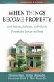 When Things Become Property, Sikor Thomas