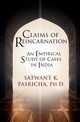 Claims of Reincarnation, Pasricha Satwant  K.