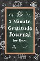 3 Minute Gratitude Journal for Boys, PaperLand