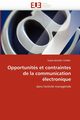 Opportunits et contraintes de la communication lectronique, BOUKEF CHARKI-N
