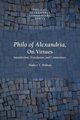 Philo of Alexandria, on Virtues, Wilson Walter T.