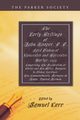 The Early Writings of John Hooper, D. D., Lord Bishop of Gloucester and Worcester, Martyr, 1555, Hooper John