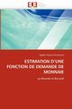 Estimation d''une fonction de demande de monnaie, RUSUHUZWA-K