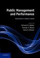 Public Management and Performance, 