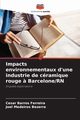 Impacts environnementaux d'une industrie de cramique rouge ? Barcelone/RN, Ferreira Cesar Barros