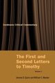 The First and Second Letters to Timothy Vol 1, Quinn Jerome D.