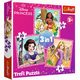 Puzzle 3 w 1 Pikne kwiaty  Disney Princess, 