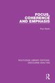 Focus, Coherence and Emphasis, 