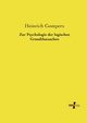Zur Psychologie der logischen Grundthatsachen, Gomperz Heinrich