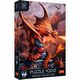 Puzzle 1000 Premium Plus Quality Fantasy Collection: Ognisty Smok, 