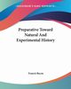 Preparative Toward Natural And Experimental History, Bacon Francis