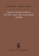 Quantum Mechanics of One- And Two-Electron Atoms, Bethe Hans A.