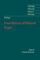 Foundations of Natural Right, Fichte Johann Gottlieb