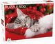 Puzzle Christmas Kitten 500, 