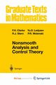 Nonsmooth Analysis and Control Theory, Clarke Francis H.