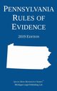 Pennsylvania Rules of Evidence; 2019 Edition, Michigan Legal Publishing Ltd.