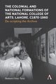 The Colonial and National Formations of the National College of Arts, Lahore, circa 1870s to 1960s, Tarar Nadeem Omar