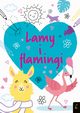 Koloruj Lamy i flamingi, 