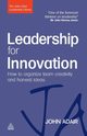 Leadership for Innovation, Adair John