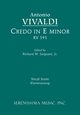 Credo in E minor, RV 591, Vivaldi Antonio