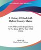 A History Of Buckfield, Oxford County, Maine, Cole Alfred