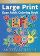 Easy Adult Coloring Book MOTIVATIONAL, Page Pippa