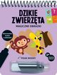 Magiczne obrazki Dzikie zwierzta Kolorowanka wodna z zadaniami, 