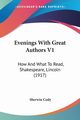 Evenings With Great Authors V1, Cody Sherwin