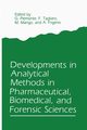 Developments in Analytical Methods in Pharmaceutical, Biomedical, and Forensic Sciences, Piemonte G.