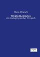 Wirklichkeitslehre, Driesch Hans